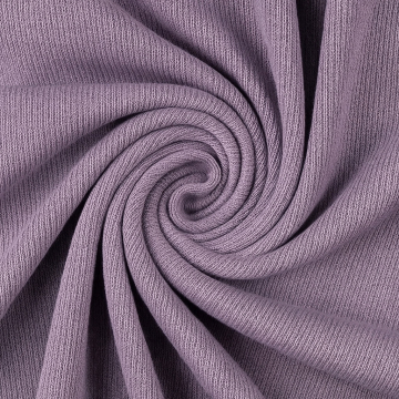 Tissu jersey maille tricot fin Claire, lilas
