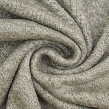 Tissu maille tricot fin double face Lia, vert olive
