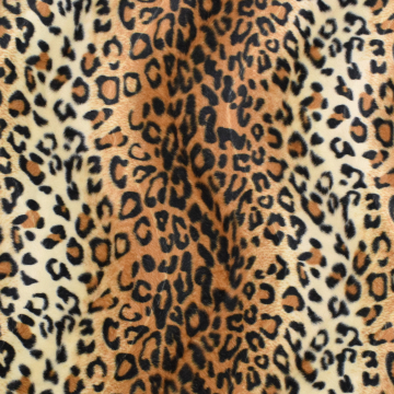 Tissu fausse fourrure peau de bête guépard