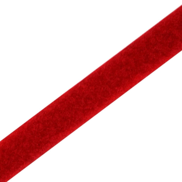 Flauschband, rot 20mm