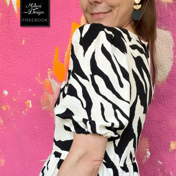 Patron couture gratuit Supplément pour robe Klara pdf Malomi Manches bouffantes, en allemand
