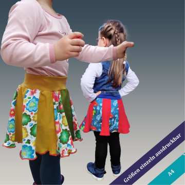 Freebook Unendlich Schön - Salix Mini Drehrock Kinder