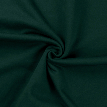 French terry roughened, dark green