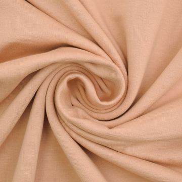 French terry roughened, skin-coloured