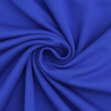 Tissu french terry gratté, bleu royal clair