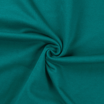 French terry roughened, light teal