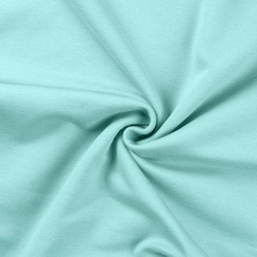 French terry roughened, light turquoise