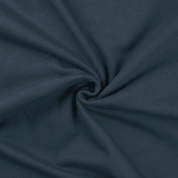 Tissu french terry gratté, bleu de nuit