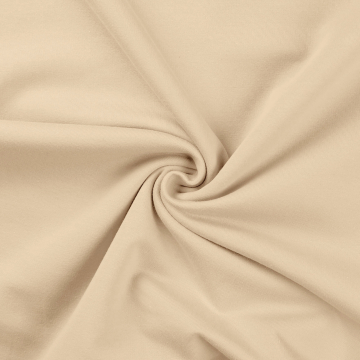 Tissu french terry gratté, naturel