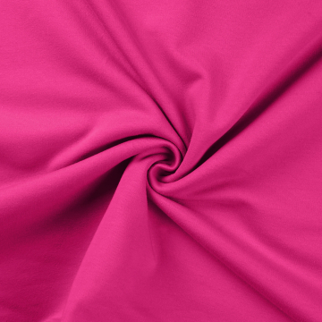 Tissu french terry gratté, rose fuchsia