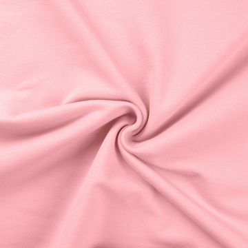French Terry opgeruwd, roze