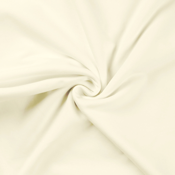Tissu french terry gratté, blanc cassé