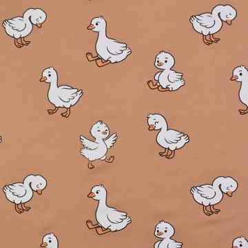 French Terry Cute Ducks, nude