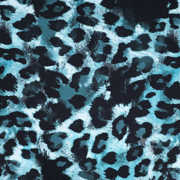 French Terry Leo, turquoise