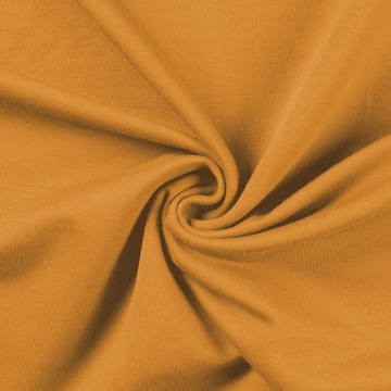 Tissu french terry, moutarde