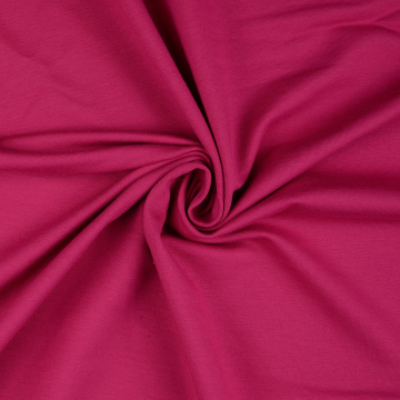Tissu french terry uni, magenta