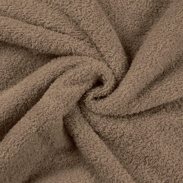 Badstof effen, donkertaupe