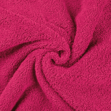 Badstof effen, lichfuchsia