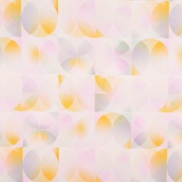 Funktionsjersey Geometric Blossom, gelb