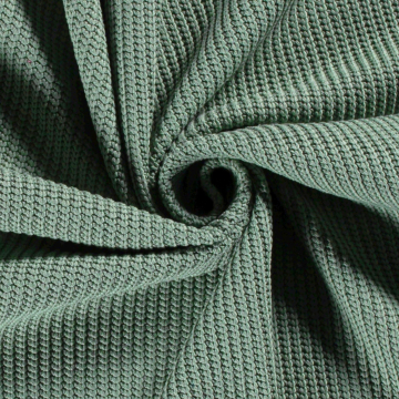 Tissu jersey maille tricot style marin, vert pâle