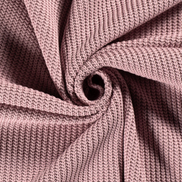 Grof gebreide stof, roze