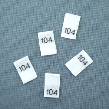 Taille label Enfants 104