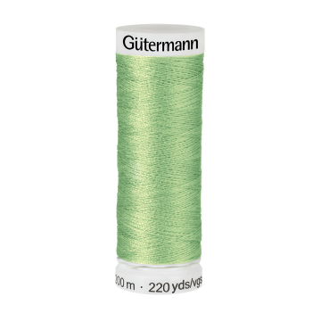 Bobine fil à coudre Gütermann 200m polyester, (153) vert clair