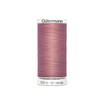Bobine fil à coudre Gütermann 500m polyester, (473) rose pâle