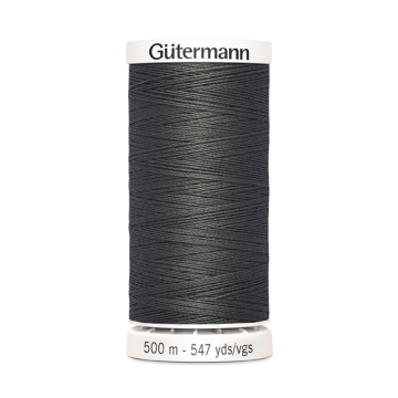 Bobine fil à coudre Gütermann 500m polyester, (701) gris foncé