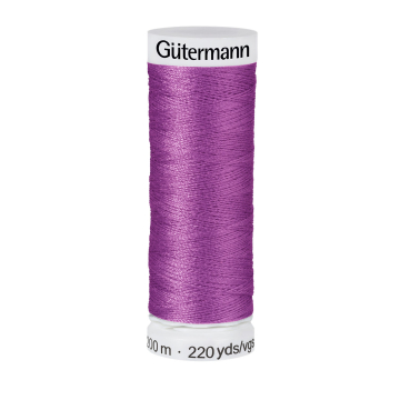 Bobine fil à coudre Gütermann 200m polyester, (571) violet