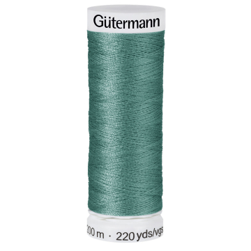 Bobine fil à coudre Gütermann 200m polyester, (915) vert moyen