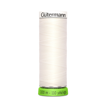 Gütermann Allesnäher rPET 100 m, (111) wollweiss
