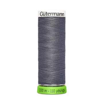 Bobine fil à coudre Gütermann 100m polyester rPET, (701) gris