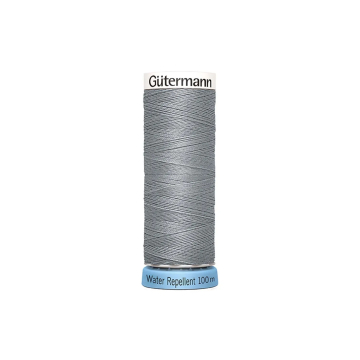 Bobine fil à coudre water repellent Gütermann 100m polyester, (040) gris clair