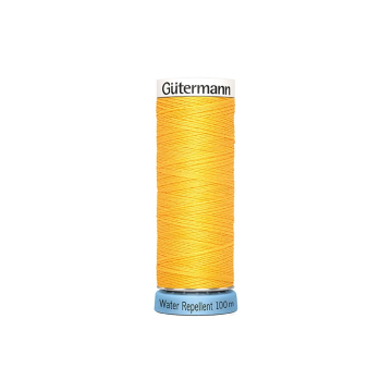 Bobine fil à coudre water repellent Gütermann 100m polyester, (417) jaune