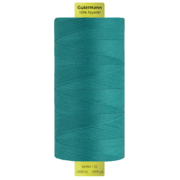 Bobine fil à coudre Gütermann 1000m polyester Mara 120, (0235) menthe