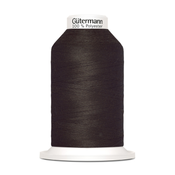 Bobine fil à coudre Gütermann 1000m polyester Miniking 120, (696) marron foncé