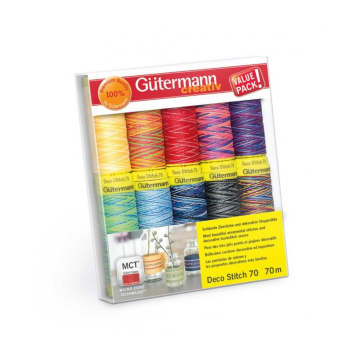 Gütermann Sewing thread box Denim