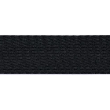 Elastic ribbon plain, 4 cm, grey