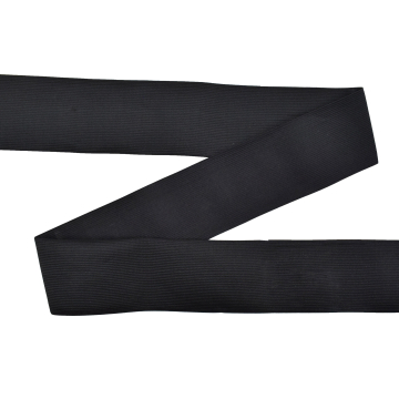 Ruban élastique couture 80 mm, noir