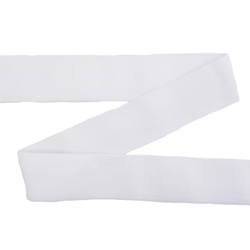 Ruban élastique couture 80 mm, blanc