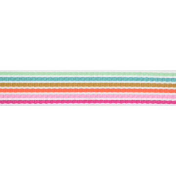 Gurtband Rainbowstripes 38mm, multicolor
