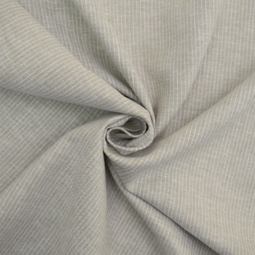 Halflinnen Small Stripe, greige