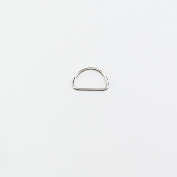 D-ring, 30 mm, zilverkleurig