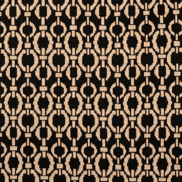 Jacquard Jersey Chains, schwarz