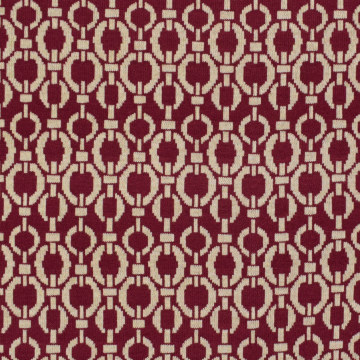 Jacquard Jersey Chains, weinrot