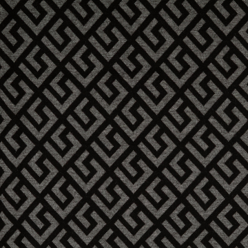 Tissu jersey jacquard Géométrique Dinah, gris