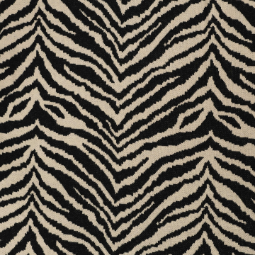 Jacquard Jersey Zebra, schwarz