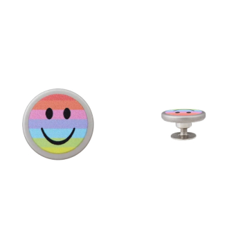 Jeansknoop smiley zonder naaien 17 mm