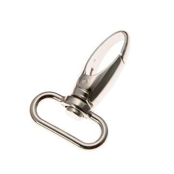 Karabijnhaak 30 mm, zilverkleurig